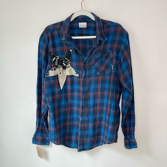 Madam Posy Upcycled Womens Flannel Shirt Medium - Picture 2 of 10